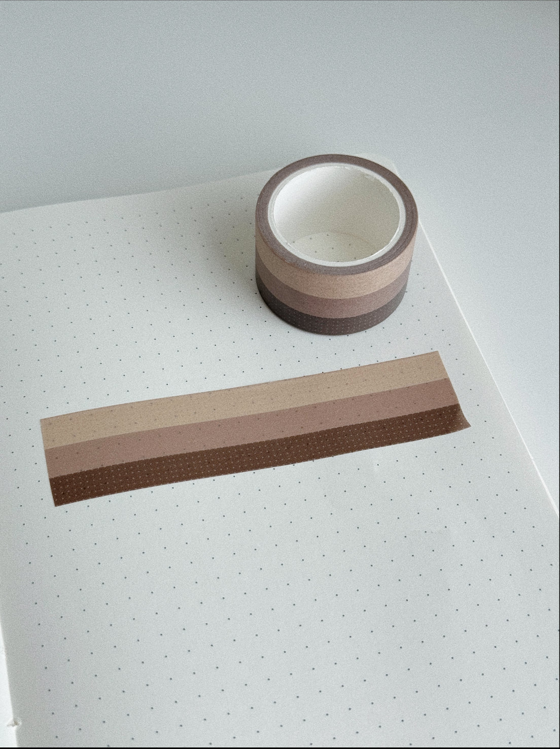 Dotted shades of Brown | Washi Tape