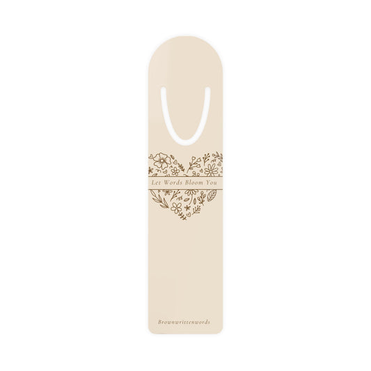 Let Words Bloom You — Bookmark