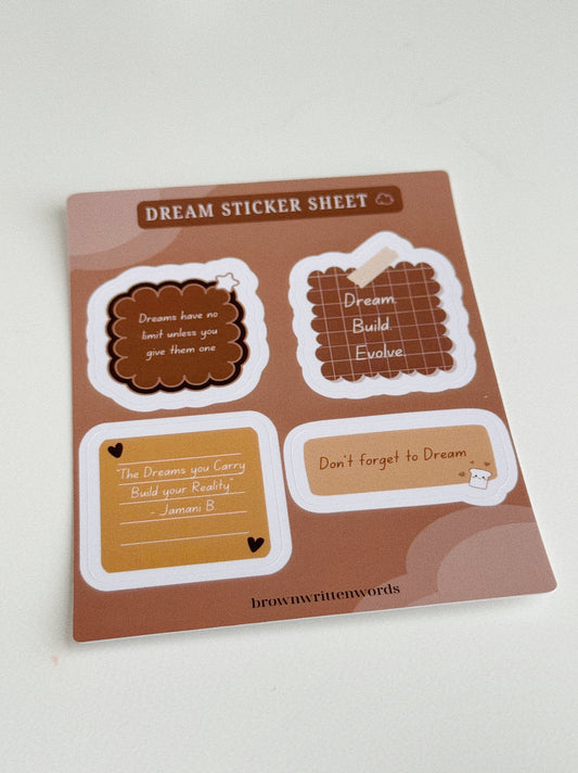 Dream Sticker Sheet