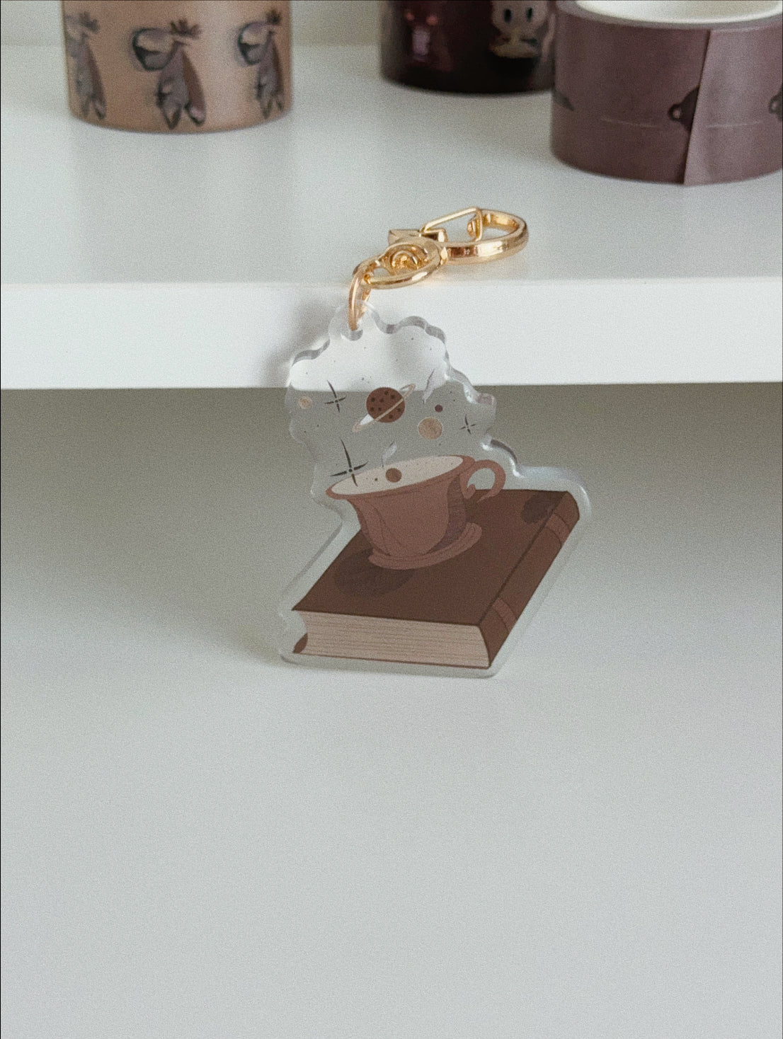 Books & Coffee | Keychain