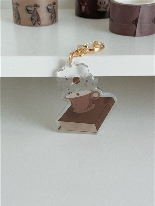 Books & Coffee | Keychain