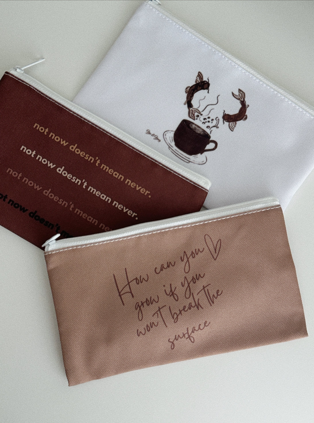 Inspirational Pencil Pouches