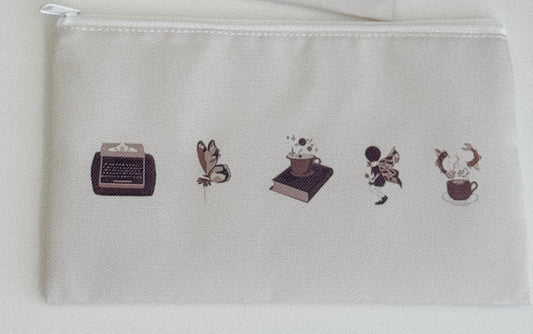 Brownwrittenwords Signature Pencil Pouch
